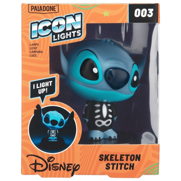 Светодиодная лампа Paladone Disney Stitch Skeleton Icon Light Синий photo 3