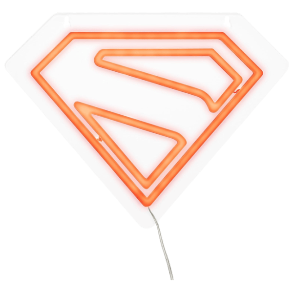 Lampă LED Paladone Superman Wall Mountable LED Neon Light White photo 1