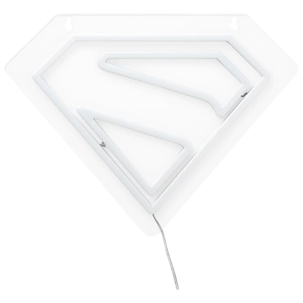 Lampă LED Paladone Superman Wall Mountable LED Neon Light White photo 2