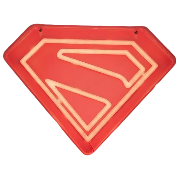 Lampă LED Paladone Superman Wall Mountable LED Neon Light White photo 4