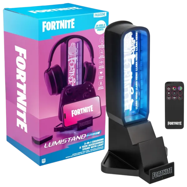 Настольная лампа Paladone Fortnite Desk Headphone Stand Черный photo 5
