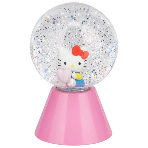 Светодиодная лампа Paladone Hello Kitty LED Glitter Ball Розовый photo 1