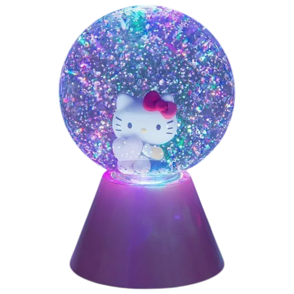 Светодиодная лампа Paladone Hello Kitty LED Glitter Ball Розовый photo 2