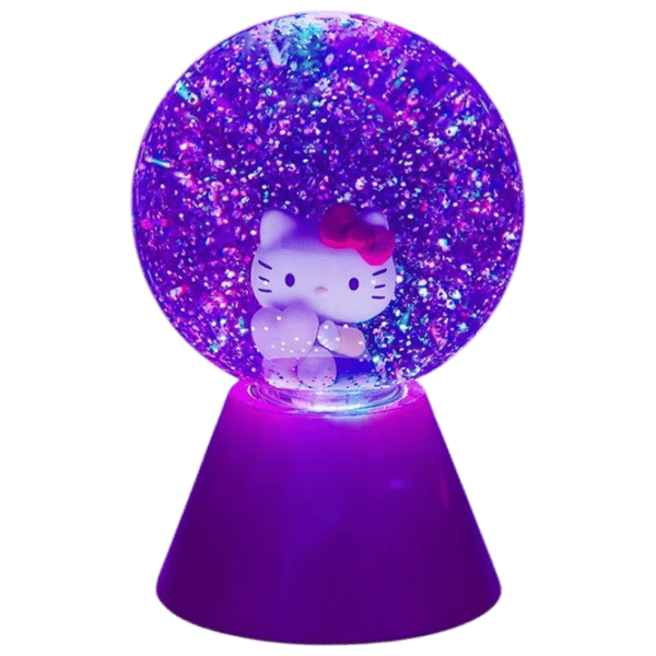 Светодиодная лампа Paladone Hello Kitty LED Glitter Ball Розовый photo 3