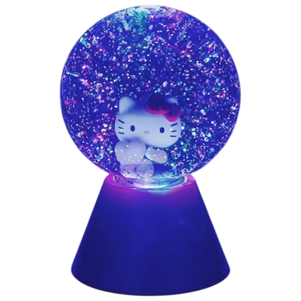 Светодиодная лампа Paladone Hello Kitty LED Glitter Ball Розовый photo 4
