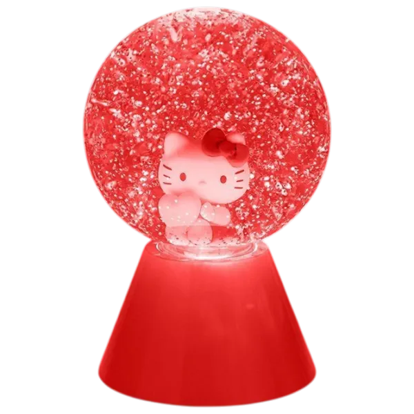 Светодиодная лампа Paladone Hello Kitty LED Glitter Ball Розовый photo 6