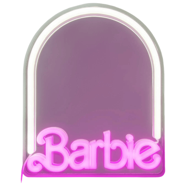 Светодиодная лампа Paladone Barbie Wall Mountable LED Neon Mirror Белый photo 1