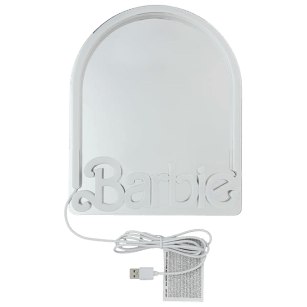 Светодиодная лампа Paladone Barbie Wall Mountable LED Neon Mirror Белый photo 3