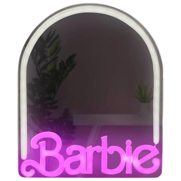 Светодиодная лампа Paladone Barbie Wall Mountable LED Neon Mirror Белый photo 4