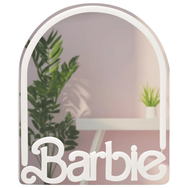 Светодиодная лампа Paladone Barbie Wall Mountable LED Neon Mirror Белый photo 5