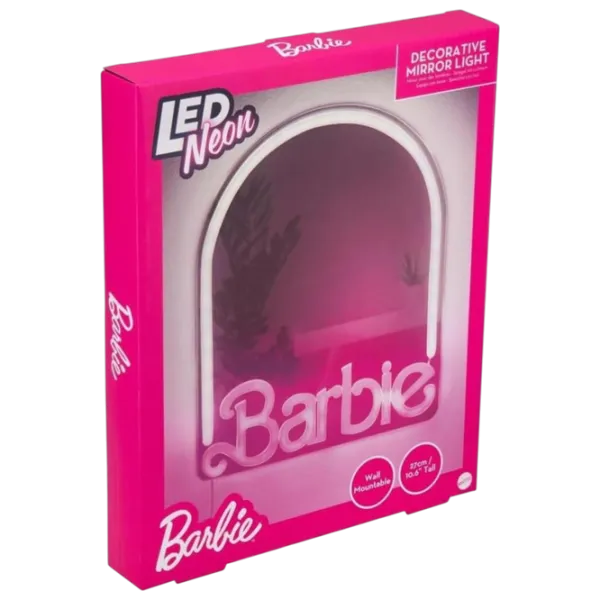 Светодиодная лампа Paladone Barbie Wall Mountable LED Neon Mirror Белый photo 6