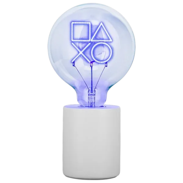 Настольная лампа Paladone Playstation LED Neon Bulb Белый photo 2