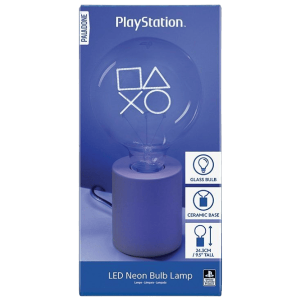 Настольная лампа Paladone Playstation LED Neon Bulb Белый photo 4