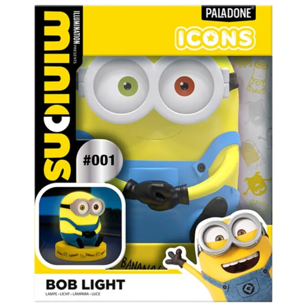 Светодиодная лампа Paladone Minions Bob Icon Light Желтый photo 4