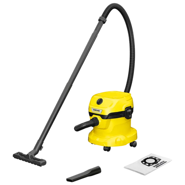 Aspirator industrial KARCHER WD2 Plus V-12/4/18 1.628-000.0 1000 W / Yellow photo 1
