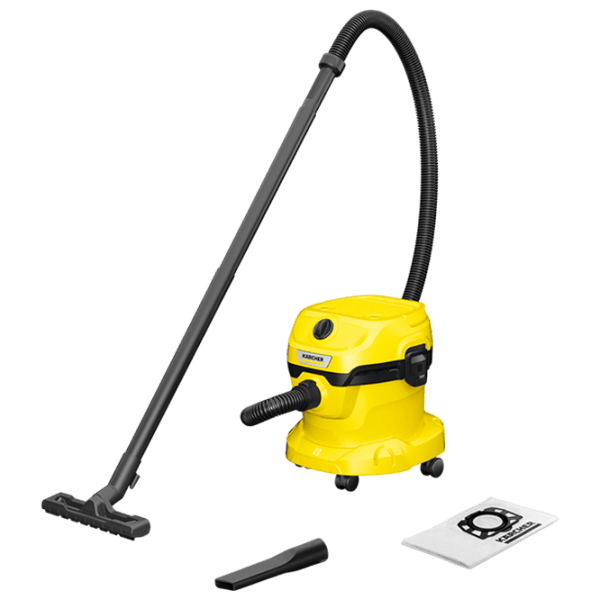 Aspirator industrial KARCHER WD2 Plus V-12/4/18 1.628-000.0 1000 W / Yellow photo 1