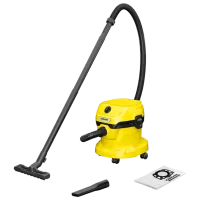 Промышленный пылесос KARCHER WD2 Plus V-12/4/18 1.628-000.0 1000 Вт / Желтый