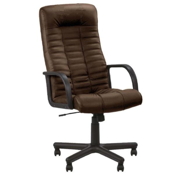 Fotoliu de birou Nowy Styl BOSS KD ECO30 Piele artificială/ Brown Black photo 1