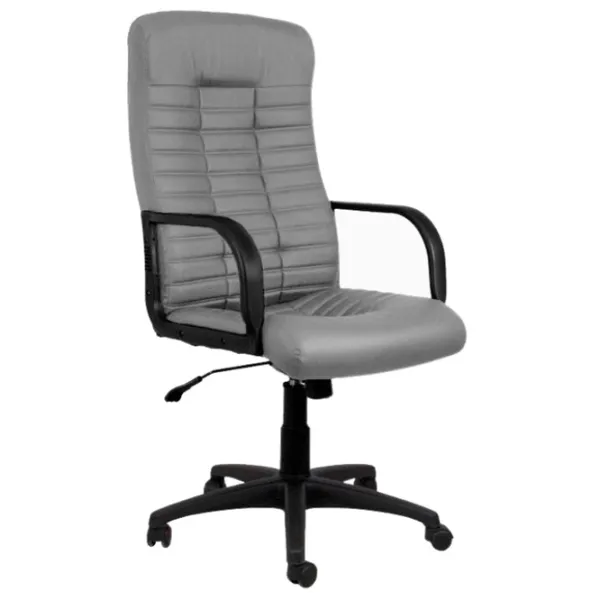Fotoliu de birou Nowy Styl BOSS KD ECO70 Piele artificială/ Gray Black photo 1