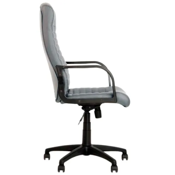 Fotoliu de birou Nowy Styl BOSS KD ECO70 Piele artificială/ Gray Black photo 4
