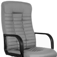 Офисное кресло Nowy Styl BOSS KD ECO70 Искусственная кожа/ Серый Черный photo 5