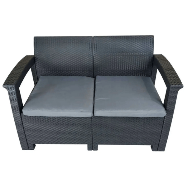 Set mobilă grădină GardenLine ZUM6454 PVC / Plastic / Plastic / Anthracite photo 2