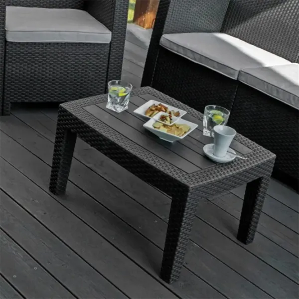 Set mobilă grădină GardenLine ZUM6454 PVC / Plastic / Plastic / Anthracite photo 4