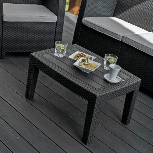 Set mobilă grădină GardenLine ZUM6454 PVC / Plastic / Plastic / Anthracite photo 4