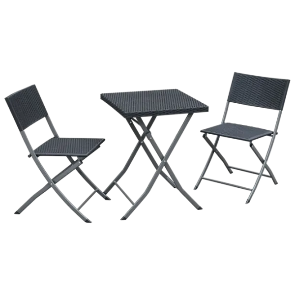 Set mobilă grădină GardenLine ZUM9930 Ratan artificial / Ratan artificial / Rattan artificial / Anthracite photo 1