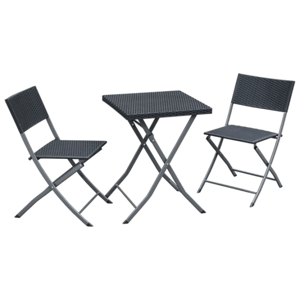 Set mobilă grădină GardenLine ZUM9930 Ratan artificial / Ratan artificial / Rattan artificial / Anthracite photo 1