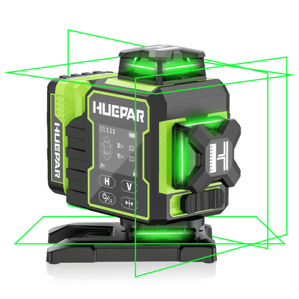 Nivelă lazer Huepar W04CG  / Acumulator photo 1