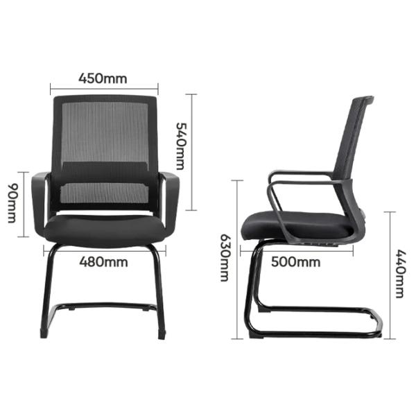 Офисное кресло DELI DLE4500 Сетка/ Черный Черный photo 5