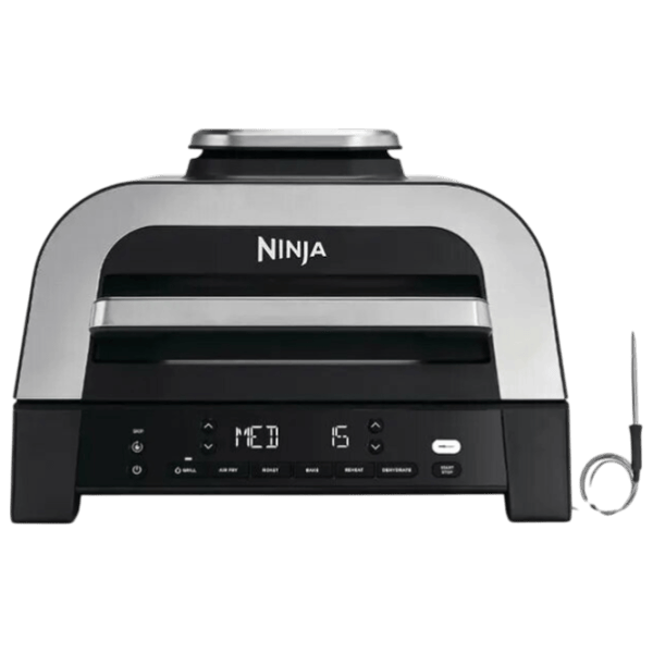 Электрогриль Ninja DG551EU Контактный, Барбекю / 1760 Вт / Серебристый Черный photo 4