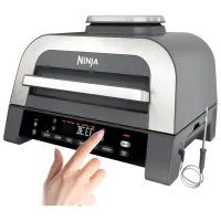 Grill electric Ninja DG551EU Contact, Barbecue / 1760 W / Silver Black photo 5