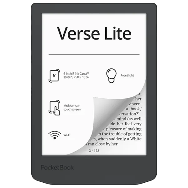 Carte electronică Pocketbook Verse Lite 6" / E-Ink / 8 GB / Gray photo 1