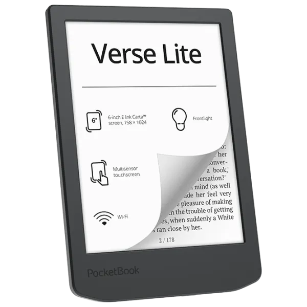 Carte electronică Pocketbook Verse Lite 6" / E-Ink / 8 GB / Gray photo 3