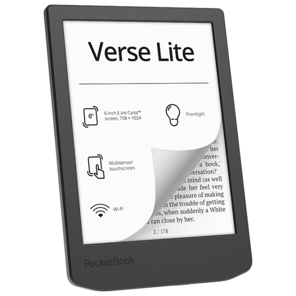 Carte electronică Pocketbook Verse Lite 6" / E-Ink / 8 GB / Gray photo 3