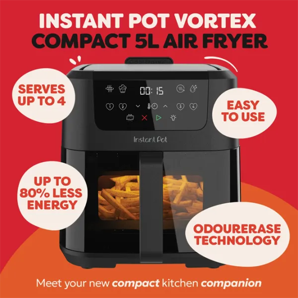 Friteuză InstantPot Vortex Compact 1500 W / Black photo 2