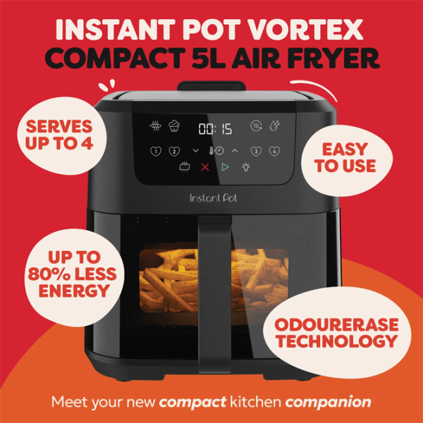 Friteuză InstantPot Vortex Compact 1500 W / Black photo 2