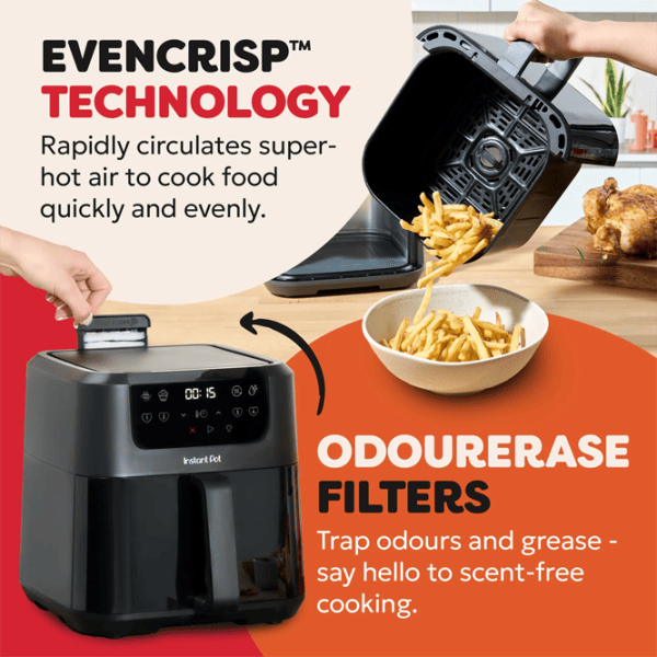 Friteuză InstantPot Vortex Compact 1500 W / Black photo 7
