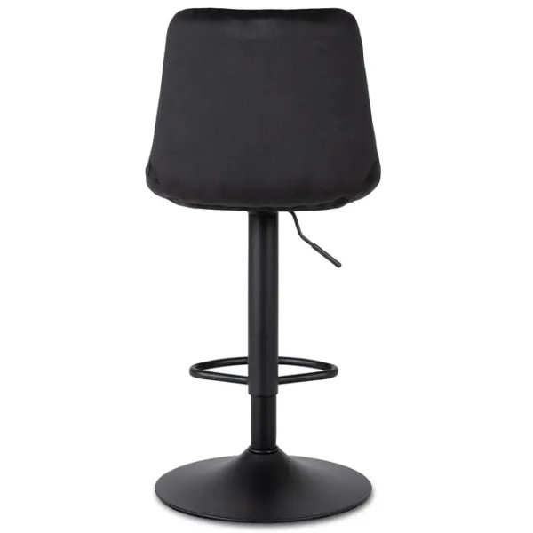Scaun de bar Mebel Elite Arcos 2 Catifea / Metal / Black photo 5