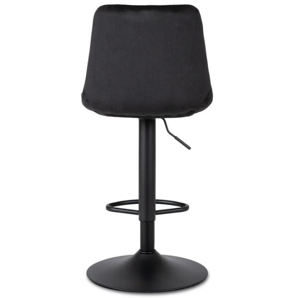 Scaun de bar Mebel Elite Arcos 2 Catifea / Metal / Black photo 5