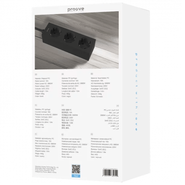 Prelungitor Proove Magnet Strip 1.5 m Black photo 7