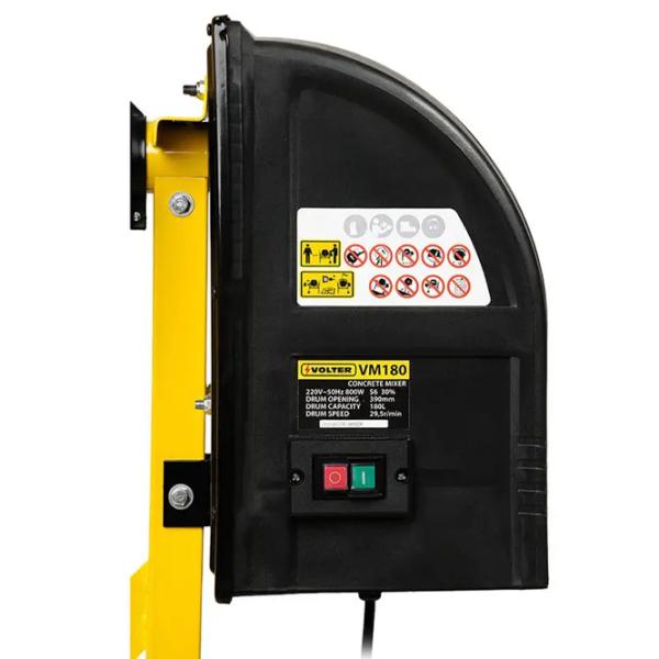 Betonieră Volter VM180 180l 800 W / Yellow photo 5