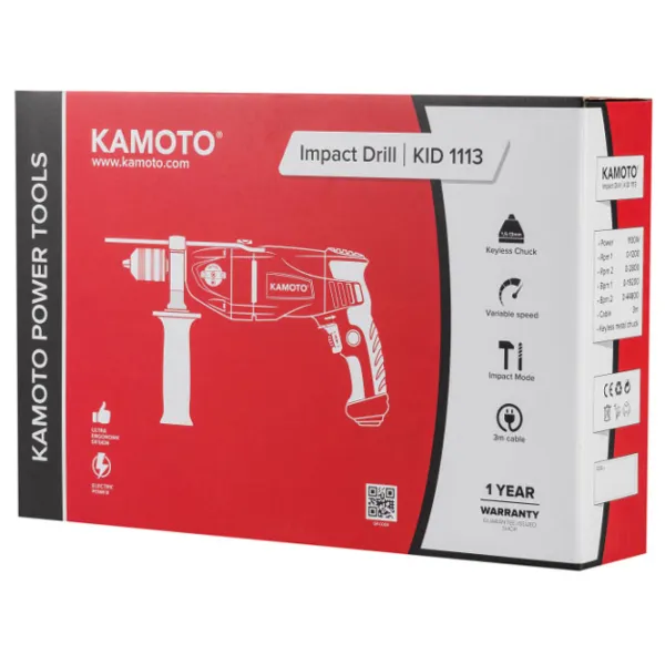Дрель Kamoto KID1113 1100 Вт / 2800 об/мин photo 11