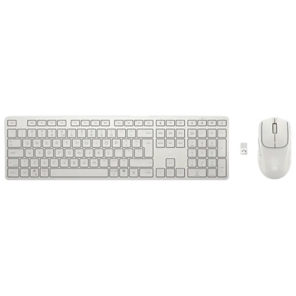 Tastatura & Mouse HP 490C Wireless Kit Fără fir / White photo 1