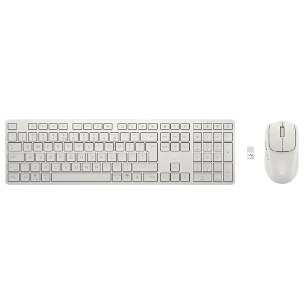 Tastatura & Mouse HP 490C Wireless Kit Fără fir / White photo 1