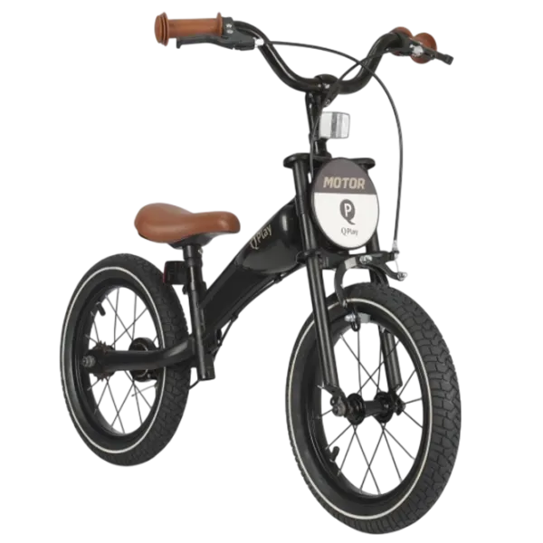 Bicicletă Qplay Motor 3in1 16 14"  Metal / Black Gold photo 3