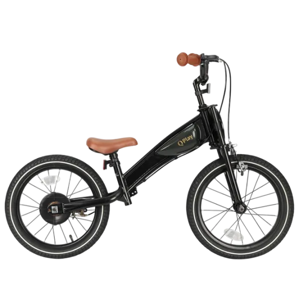 Bicicletă Qplay Motor 3in1 16 14"  Metal / Black Gold photo 4