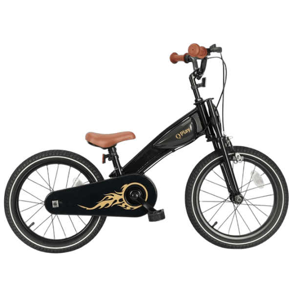 Bicicletă Qplay Motor 3in1 14 14"  Metal / Black Gold photo 3